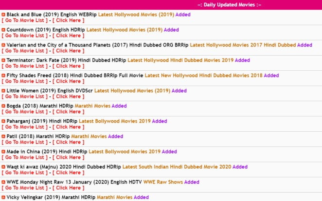 MP4Moviez 2020 - Free HD Hollywood, Bollywood Movies Download